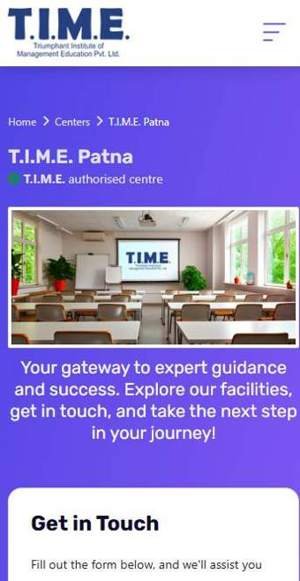 TIME Patna — website screenshot