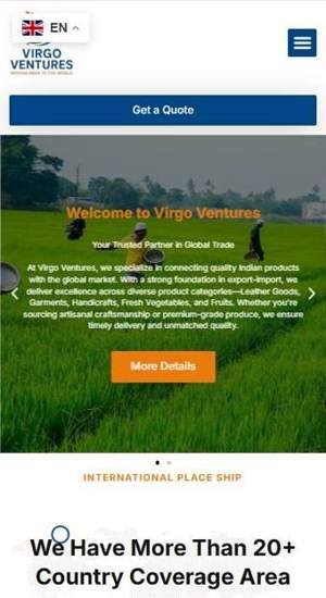 Virgo Ventures — website screenshot