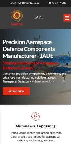 Jade (Jasubhai Engineering) — website screenshot